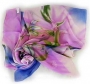 Платок Rossini 700092(4) 98х98 см, розовый|голубой