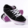 Обувь кеды кроссовки женская Vans Tnt Ii Black/White/Stripe Purple