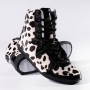 Обувь кеды кроссовки женская Creative Recreation Galow Hi Black White Giraffe